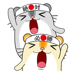 [LINEスタンプ] ハロー！ハムスターY＆Y