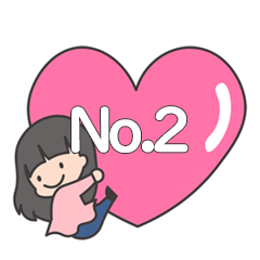 [LINEスタンプ] うちのこ（娘）その2