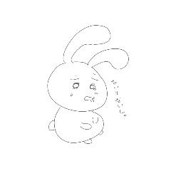 [LINEスタンプ] 感情うさぎ達