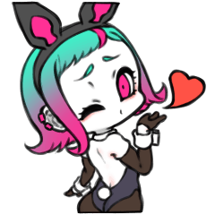 [LINEスタンプ] バニーガールのララとビィ