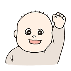 [LINEスタンプ] あかちゃんのこころ