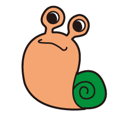 [LINEスタンプ] かたつむりーず