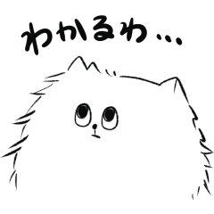 [LINEスタンプ] もけねこ1 （日常編）