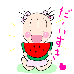 [LINEスタンプ] 花ちゃんの一年