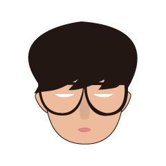 [LINEスタンプ] 白目くん