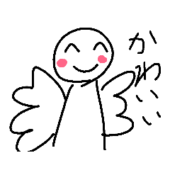 [LINEスタンプ] 天使ちゃんのいつも
