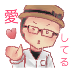 [LINEスタンプ] ハトケンさんスタンプ