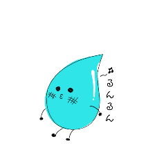 [LINEスタンプ] ［手書き］可愛い雫ちゃん★