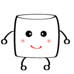 [LINEスタンプ] マシュマロくん1