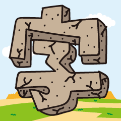 [LINEスタンプ] 原始時代文字