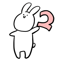 [LINEスタンプ] 虚無虚無うさぎ 2