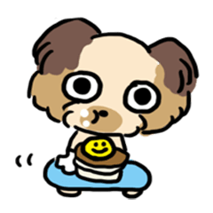 [LINEスタンプ] らいくん（ポメプー）