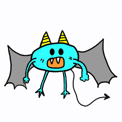 [LINEスタンプ] 悪魔系キュートなキャラクター型スタンプ