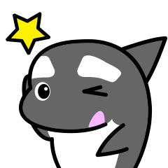 [LINEスタンプ] シャチくんの日常