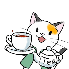 [LINEスタンプ] 三毛猫ミッチの日常スタンプ☆アニメ版の画像（メイン）