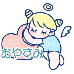 [LINEスタンプ] 天使の日常会話スタンプ