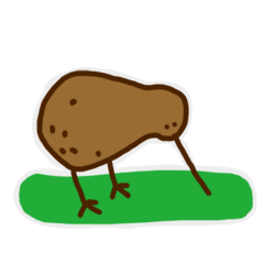 [LINEスタンプ] 鳥のキウイ