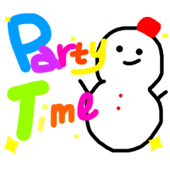 [LINEスタンプ] 雪だるまくんたち