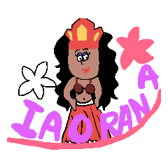 [LINEスタンプ] タヒチに行きたいな！！