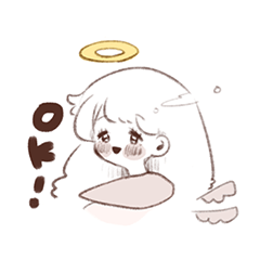 てんしちゃんとあくまちゃん。