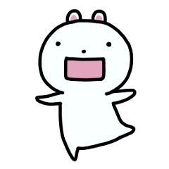 [LINEスタンプ] ウサギィー