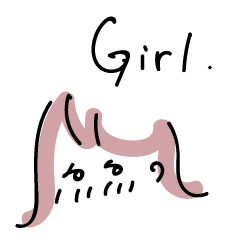 Girlちゃんスタンプ