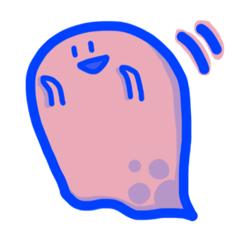 [LINEスタンプ] ゆるっとおばけ。