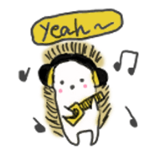 [LINEスタンプ] 癒しのハリネズミスタンプ 英語版