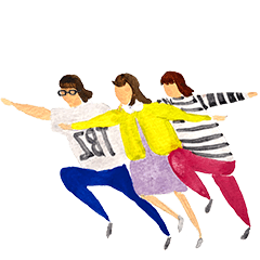 [LINEスタンプ] 服飾のおともだちスタンプー過去編ー