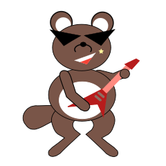 [LINEスタンプ] オレ、ちょい悪タヌキのバッド