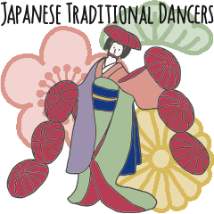 [LINEスタンプ] 日本舞踊にござりまする 英語バージョンの画像（メイン）