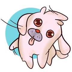 [LINEスタンプ] 私の可愛い愛犬：ボンナ