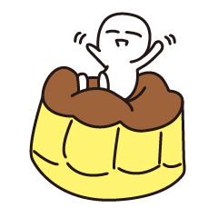 [LINEスタンプ] スイーツたちとぐーたらなスタンプ
