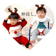 [LINEスタンプ] ひなと＆きいち②