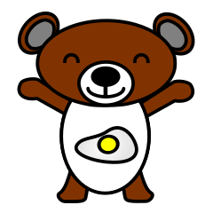 [LINEスタンプ] タマクマ サニーサイド アップ