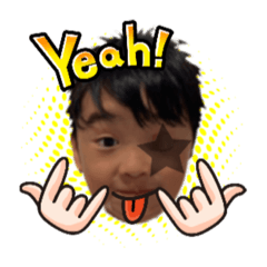 [LINEスタンプ] 亜輝 ROCK ver.