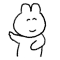 [LINEスタンプ] 日常にひそむうさぎ