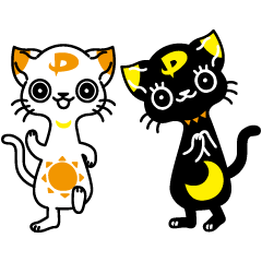 [LINEスタンプ] ふぁいにゃんず