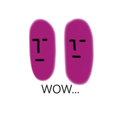 [LINEスタンプ] 変なキャラクタースタンプ