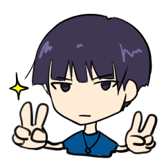 [LINEスタンプ] オタク男子のりょう君