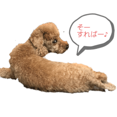 [LINEスタンプ] ぷーのモンブ