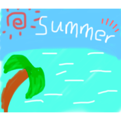 [LINEスタンプ] 夏が来た！！！！！