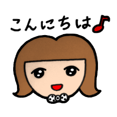 [LINEスタンプ] みずたま りぼんちゃん