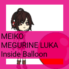 [LINEスタンプ] MEIKO＆巡音ルカのバルーンショーの画像（メイン）
