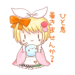 [LINEスタンプ] 金髪の女の子♡鈴音ちゃん