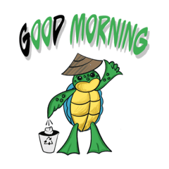 [LINEスタンプ] カメはん 1