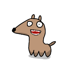 [LINEスタンプ] 犬とおまけ