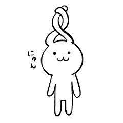 [LINEスタンプ] うさうさワールド