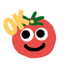 [LINEスタンプ] あかとまとちゃん