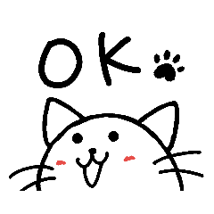 [LINEスタンプ] ねこさんのひとこと